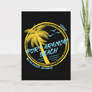 Port Aransas Beach Spring Break Card
