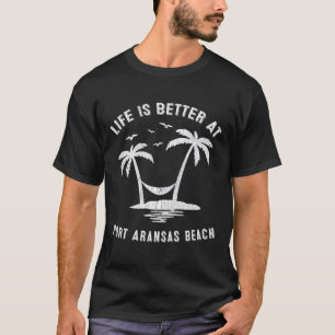 Port Aransas Family Vacation Vintage Texas Beach T-Shirt