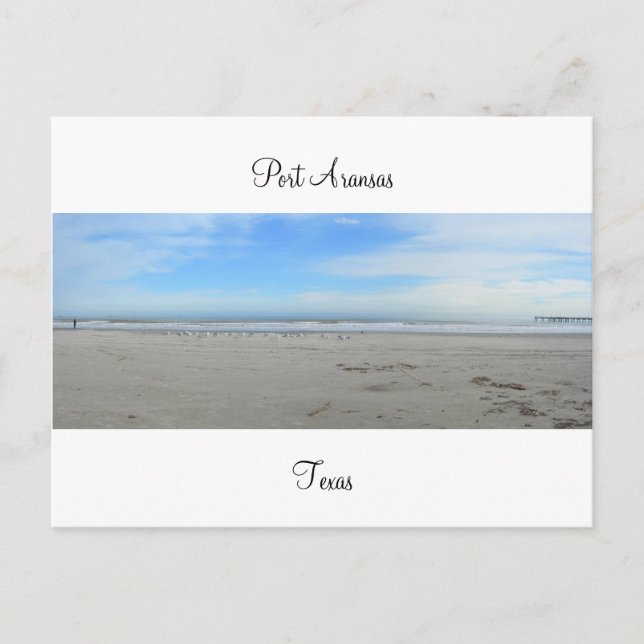 Port Aransas (Panoramique) #3 Carte Postale (Devant)