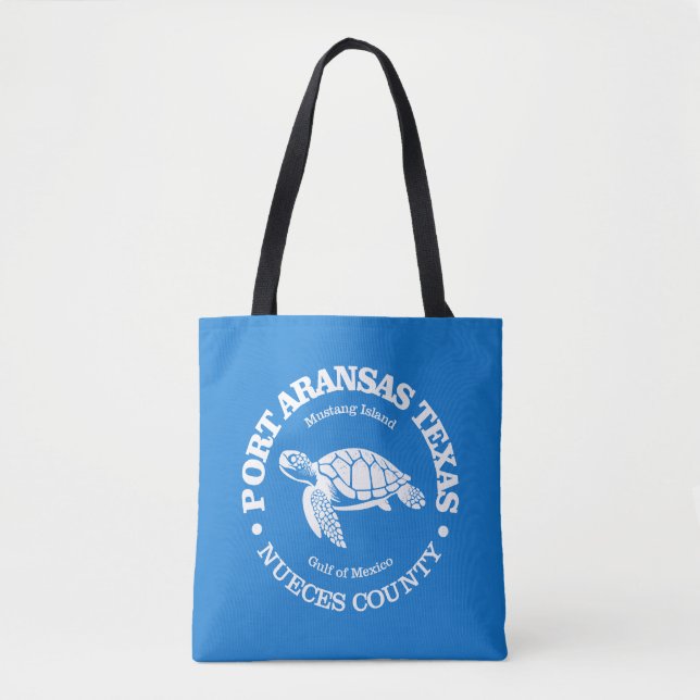 Port Aransas (sea turtle) Tote Bag (Front)