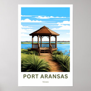 Port Aransas Texas Travel Print