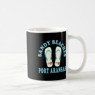 Port Aransas Vacation Sandy Beaches I Heart Flip F Coffee Mug
