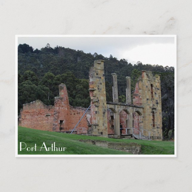 port arthur remnants postcard (Front)