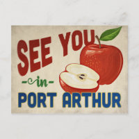 Port Arthur Texas Apple - Vintage Travel