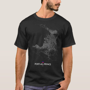 port-au-prince haiti City map Travel souvenir home T-Shirt