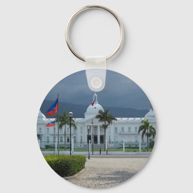 Port au Prince, Haiti Keychain (Front)