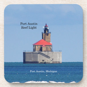 Port Austin Reef Light set de 6 dessous de verre e