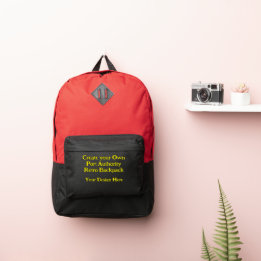 Port Authority Retro Backpack Red /Black Backpack