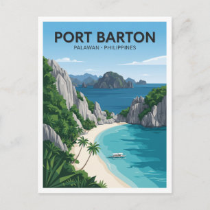 Port Barton Philippines Gift Postcard