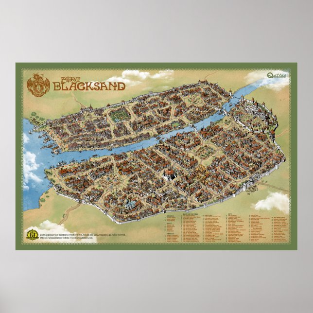 Port Blacksand: City of Thieves - Print Poster  (Front)