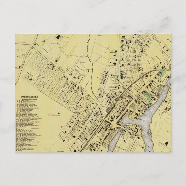Port Chester, NY Postcard (Front)