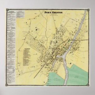 Port Chester, NY Poster