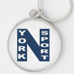 Port clé rond Premium  NEW YORK  SPORT Keychain