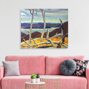 Port Coldwell Bay Franklin Carmichael Canvas Print