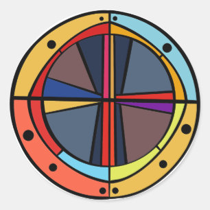 PORT CROSS CLASSIC ROUND STICKER