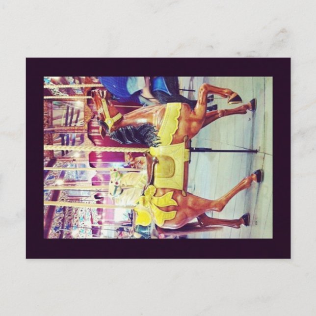 Port Dalhousie Carousel Postcard (Front)