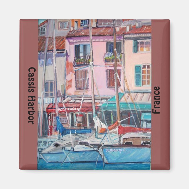 Port de Cassis - Magnet (Devant)