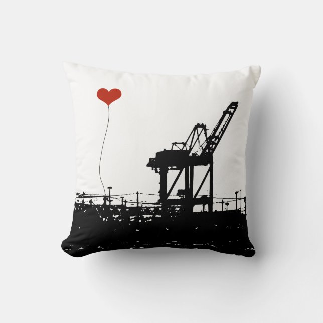 Port de coussin de grue d'expédition d'Oakland (Recto)