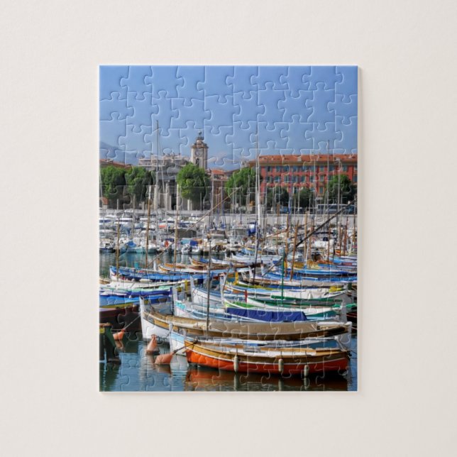 Port de Nice in France Jigsaw Puzzle (Vertical)