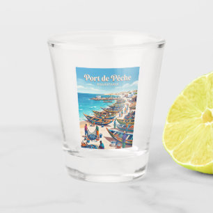 Port de Pêche Mauritania Shot Glass