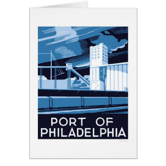 Port de Philadelphie WPA 1936
