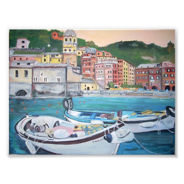 Port de Vernazza, Cinque Terre Photo (Devant)