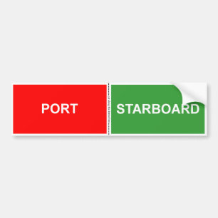 Port et autocollant droit
