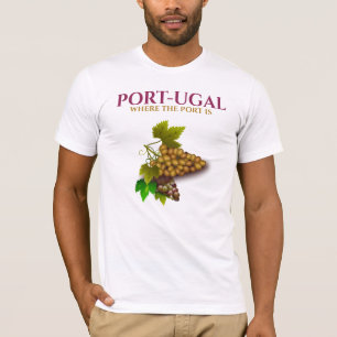 Port grape wine cellar illustration Port-ugal T-Shirt
