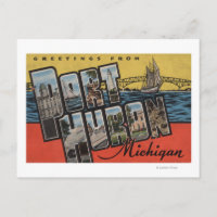 Port Huron, Michigan - Large Letter Scenes