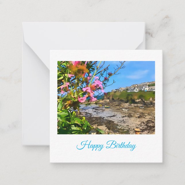 Port Isaac Cornwall Harbor Fisherman’s Friends  N Card (Front)