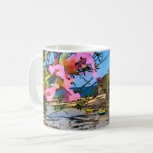 Port Isaac Cornwall Harbour Fisherman’s Friends   Coffee Mug