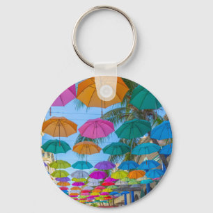 port louis le caudan waterfront umbrellas cap keychain