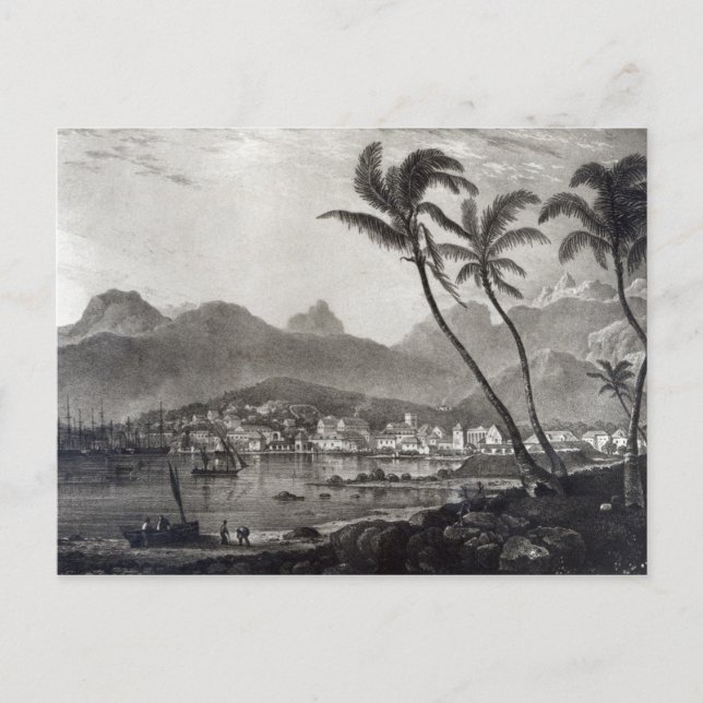 Port Louis 'Views in the Mauritius' by Postcard (Front)