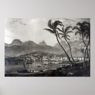 Port Louis 'Views in the Mauritius' by Poster