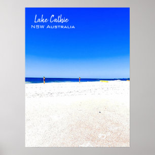 Port Macquarie beach scene Australia Poster