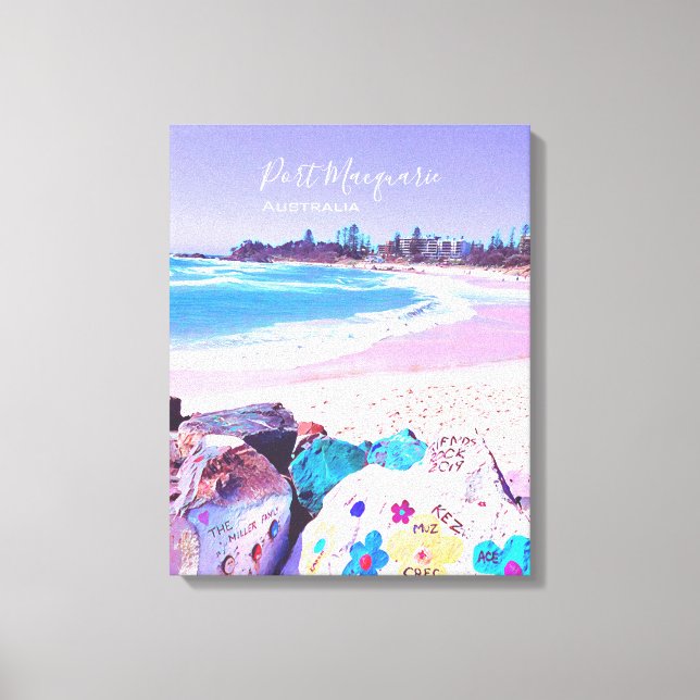 Port Macquarie NSW Australia travel scenery Canvas Print (Front)