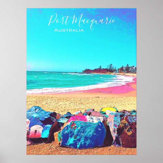 Port Macquarie NSW Australia travel scenery Poster (Front)