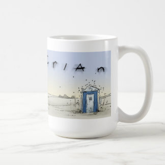 Port-o-john sunrise coffee mug