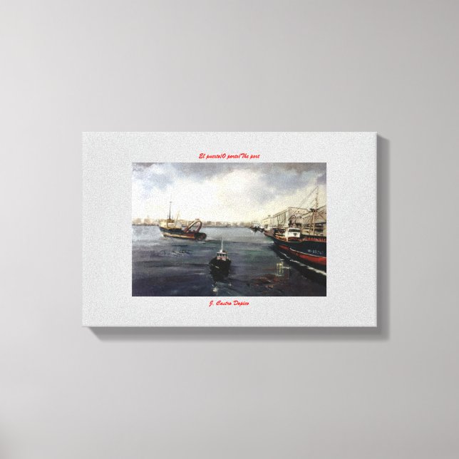Port/O port/The port Canvas Print (Front)