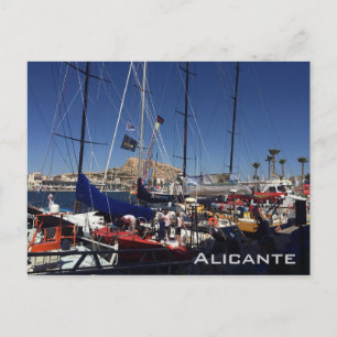 Port of Alicante Postcard