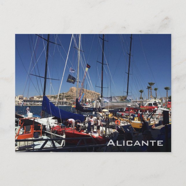 Port of Alicante Postcard (Front)