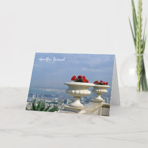 Port of Haifa, Israel - card