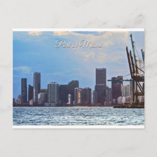 Port of Miami Postcard