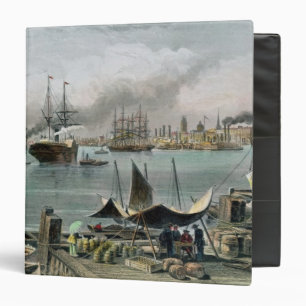 Port of New Orleans, engraved by D.G. Thompson Binder