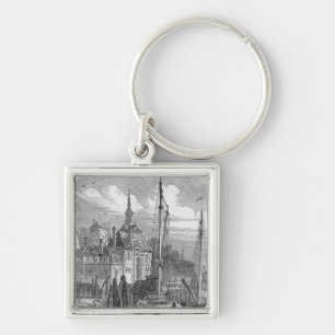 Port of Rotterdam, Holland Keychain
