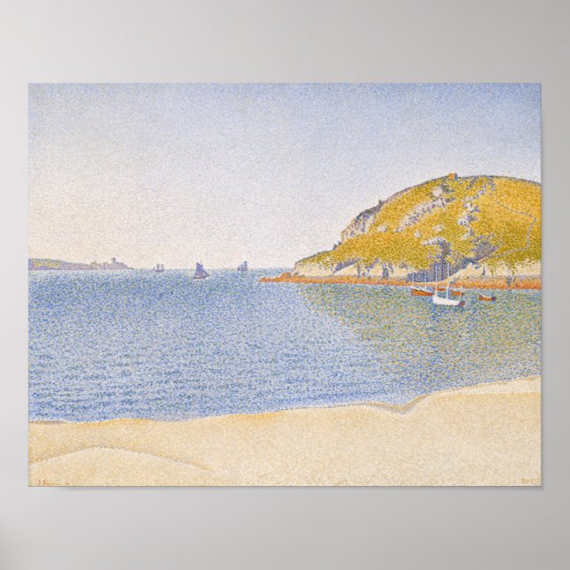 Port of Saint-Cast by Paul Signac Poster (Front)