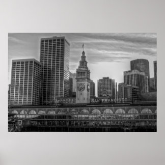Port of San Francisco, the Ferry Building Poster