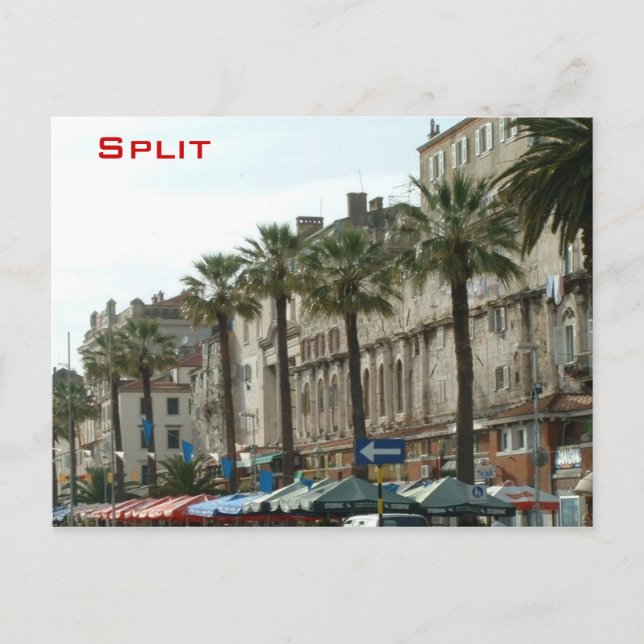 Port of Split Postcard (Front)