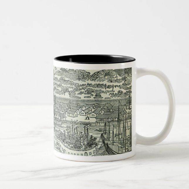 Port of the City of Canton Two-Tone Coffee Mug (Right)