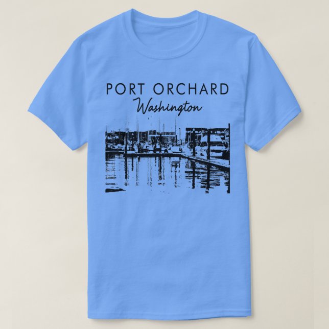 Port Orchard Washington Travelling Port Orchard Tr T-Shirt (Design Front)